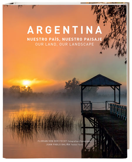 libro con paisajes de Argentina, Florian von der Fecht