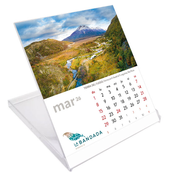 Caja-CD-Publi-marzo Calendario escritorio Argentina Tierra Adentro con fotografías de Florian von der Fecht